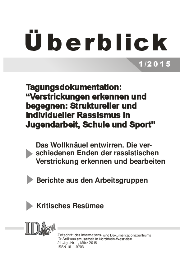 Überblick Nr. 1, März 2015