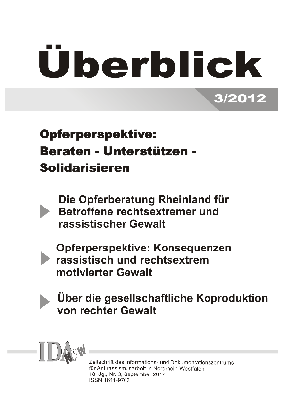 Überblick Nr. 3, September 2012