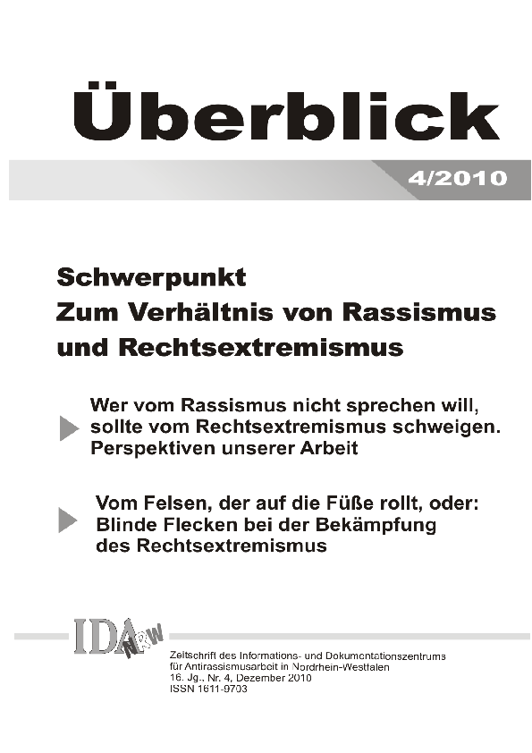 Überblick Nr. 4, Dezember 2010