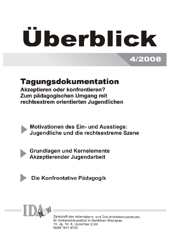 Überblick Nr. 4, Dezember 2008